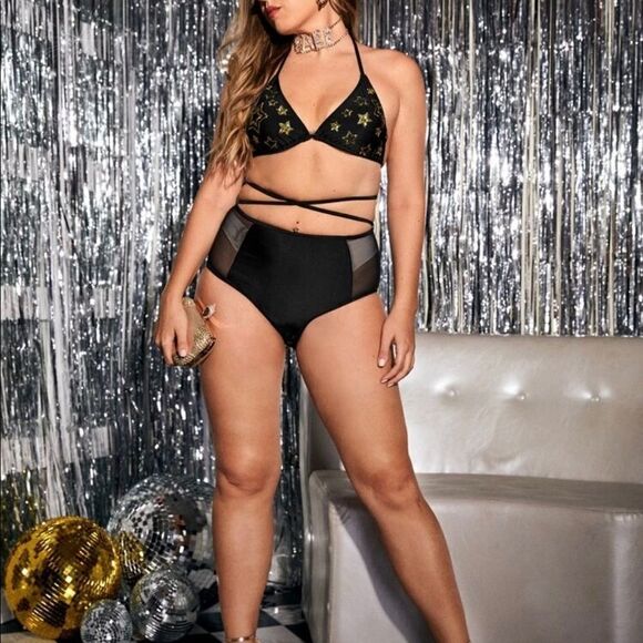 Plus Size 2 Piece Bathing Suit - Picture 4 of 7